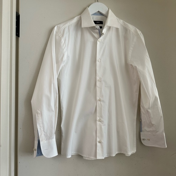 Hugo Boss White Button Down Dress Shirt - Picture 3 of 6